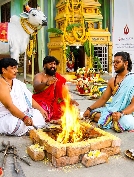 Temple shrine darshan