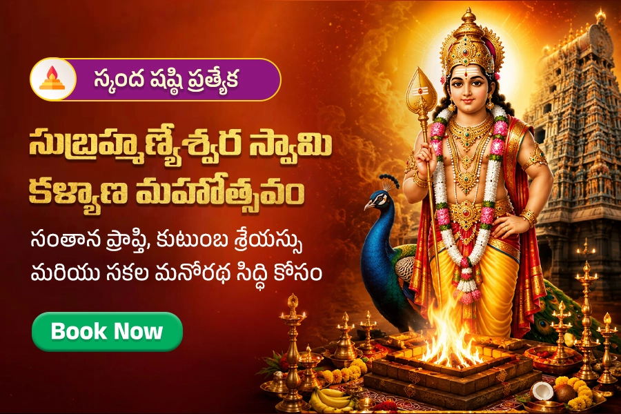 స్కంద షష్ఠి ప్రత్యేక సుబ్రహ్మణ్యేశ్వర స్వామి కళ్యాణ మహోత్సవం