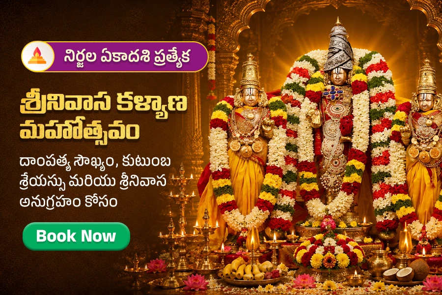 నిర్జల ఏకాదశి ప్రత్యేక శ్రీనివాస కళ్యాణ మహోత్సవం