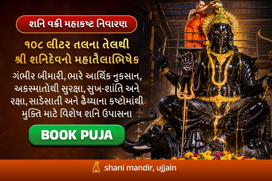 શનિ વક્રી વિશેષ ૧૫ ફૂટ ઊંચી શ્રી શનિદેવની મૂર્તિ પર ૧૦૮ લીટર તલના તેલથી મહાતૈલાભિષેક