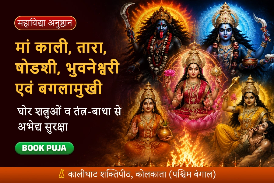 माँ काली, माँ तारा, माँ षोडशी, माँ भुवनेश्वरी एवं माँ बगलामुखी शक्ति समृद्धि महा यज्ञ