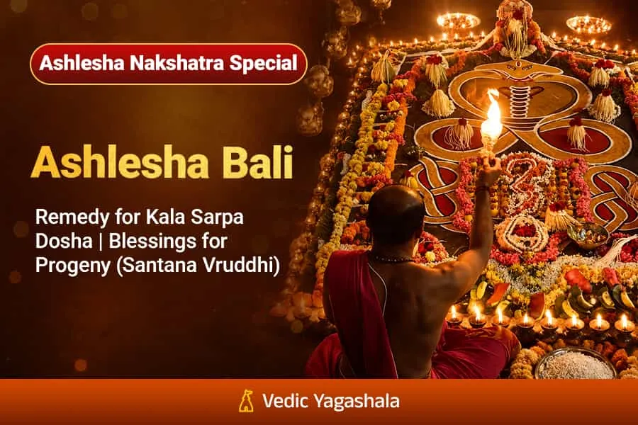 Ashlesha Bali — A Powerful Shanti Puja for Sarpa Dosha Relief